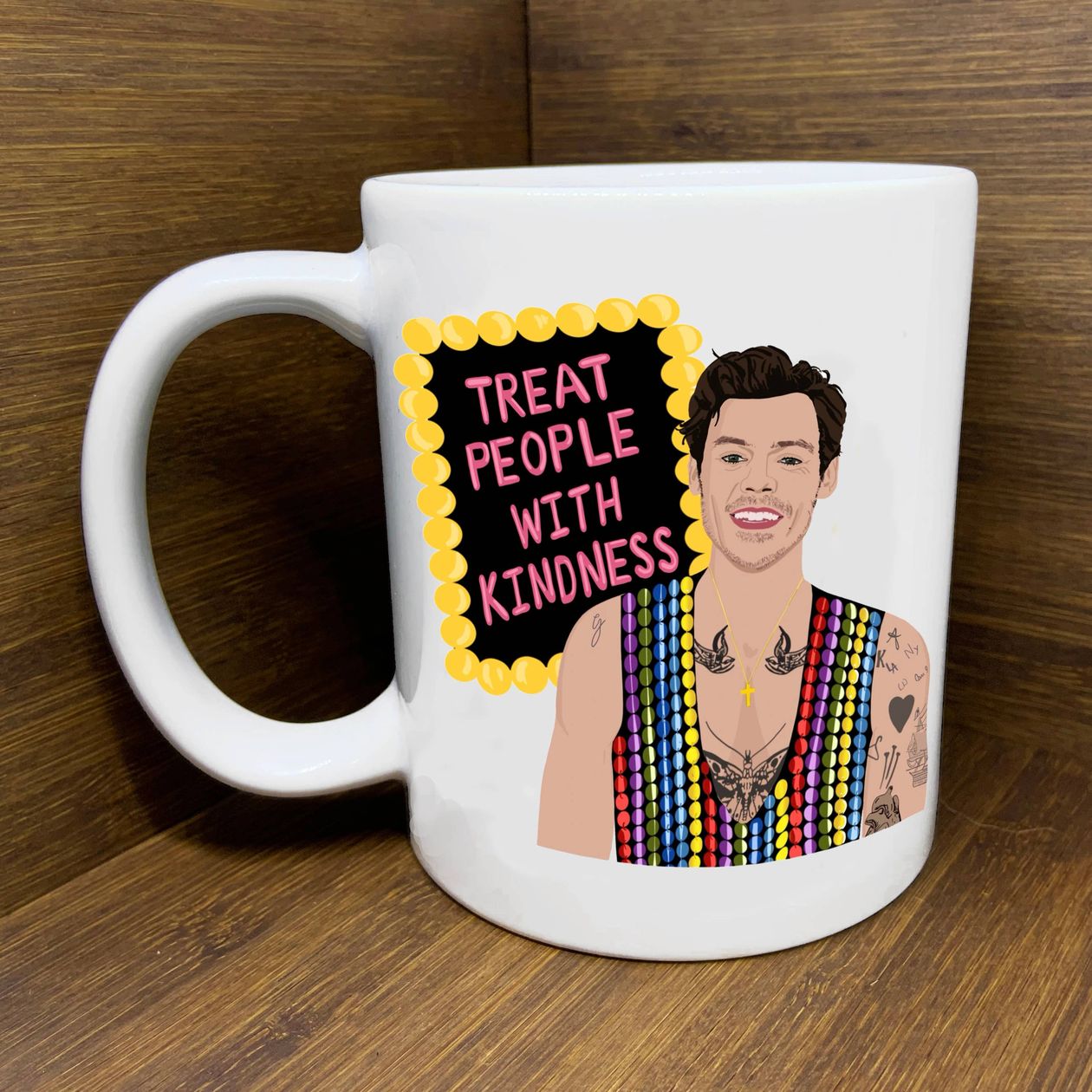 Rose & Lee Co Harry S. Treat People with Kindness Mug Drinkware