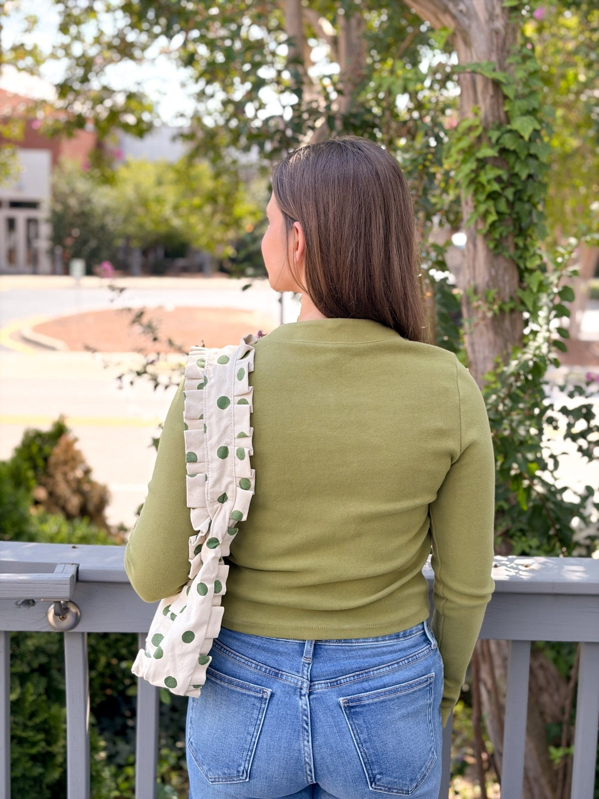 Rose & Lee Co Nola Cardigan, Moss Cardigan