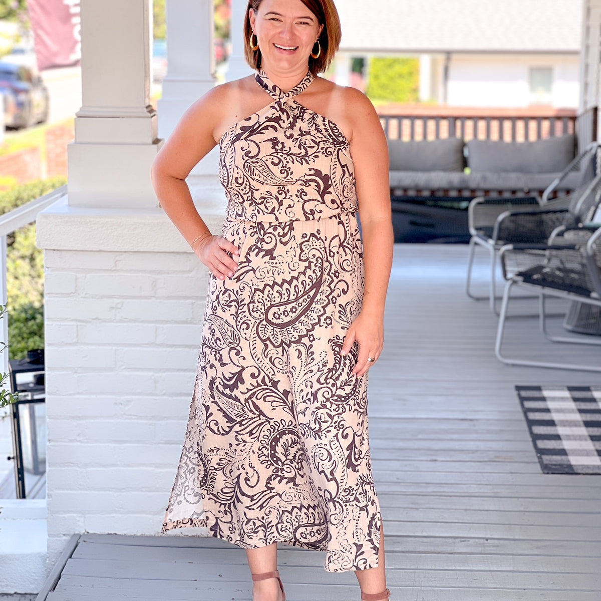 Havana Nights Halter Dress