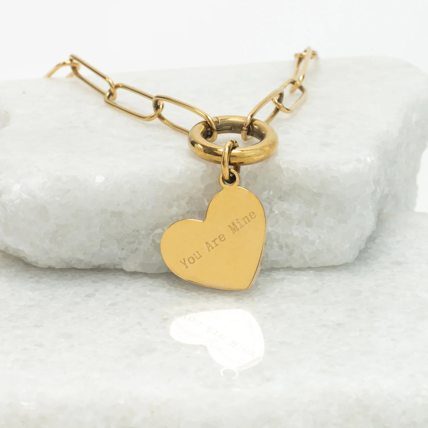 Rose & Lee Co Heart Of Mary Necklace, Gold Necklaces