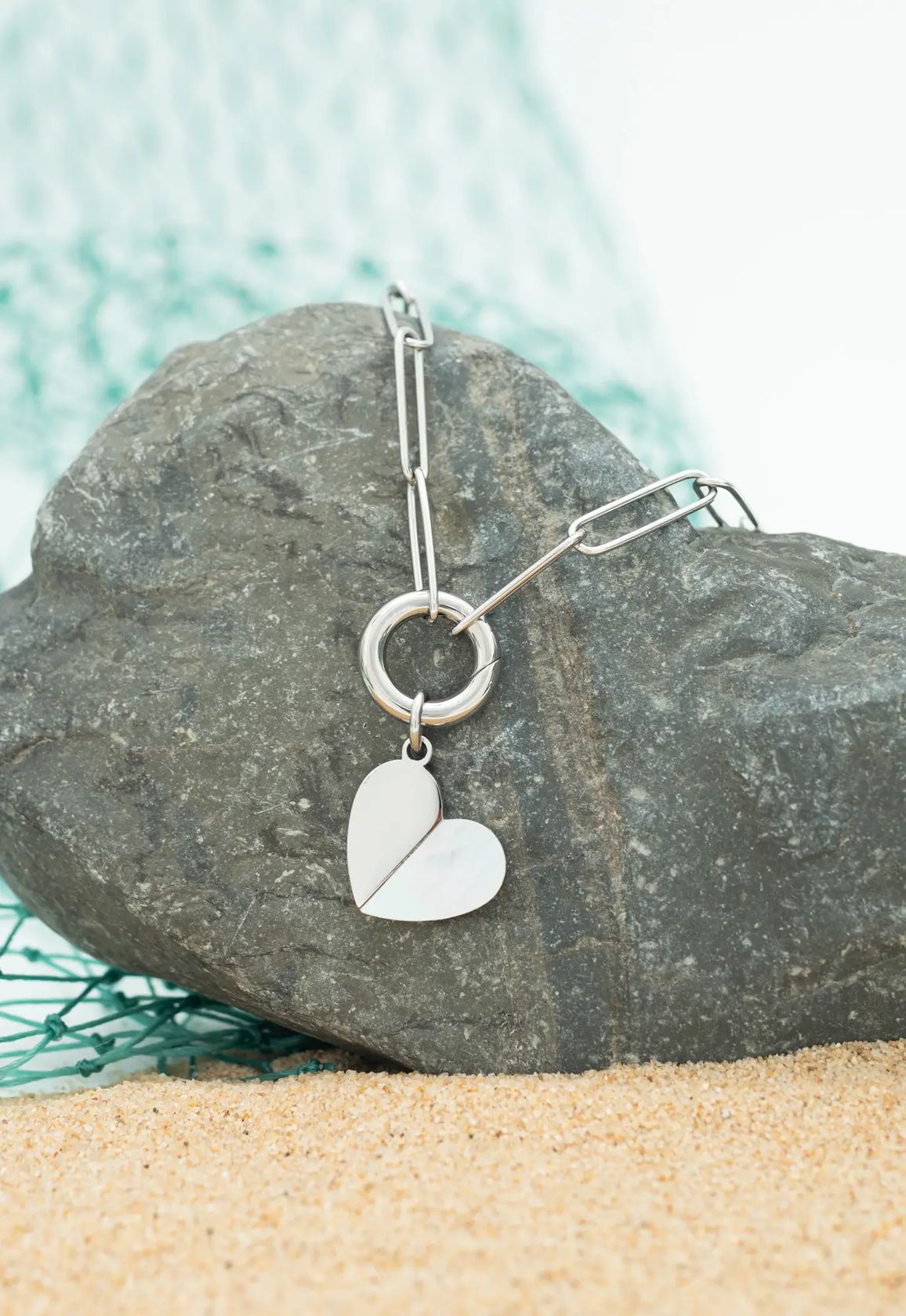 Rose & Lee Co Heart Of Mary Necklace, Silver Necklaces