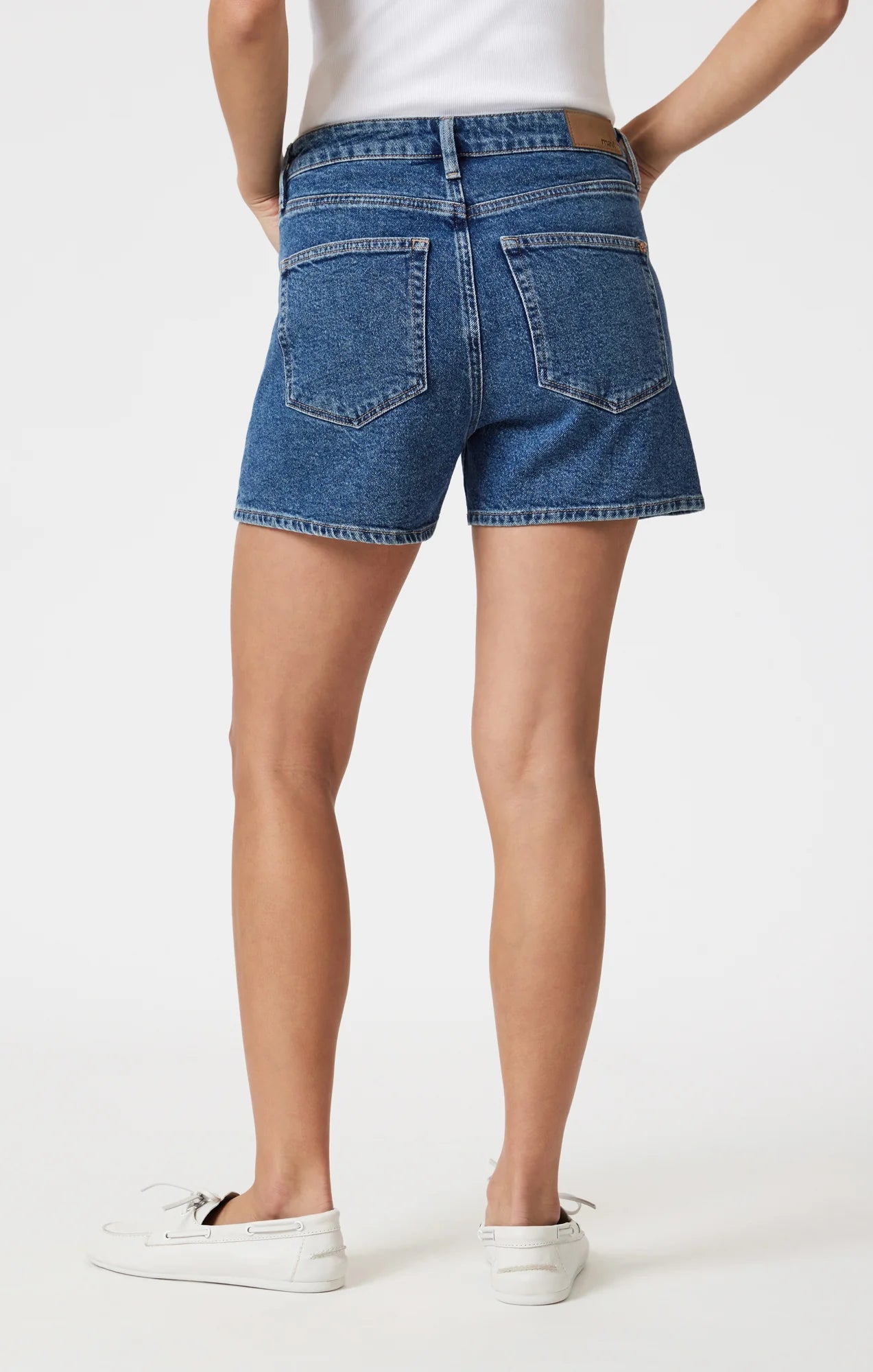 Rose & Lee Co Heidi Jean Shorts, Dark Shaded 90's by Mavi Jeans Denim Shorts