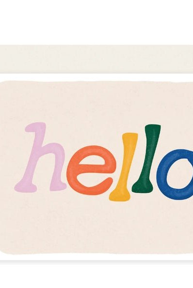 Rose & Lee Co Color Hello Card Stationery
