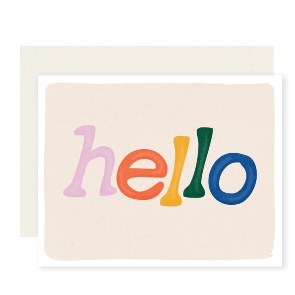 Rose & Lee Co Color Hello Card Stationery