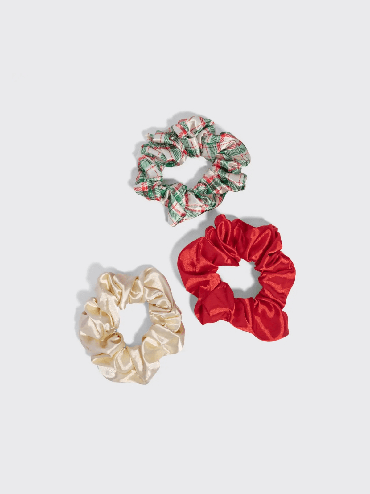 Rose & Lee Co Holiday Scrunchies, 3pc Set Hair
