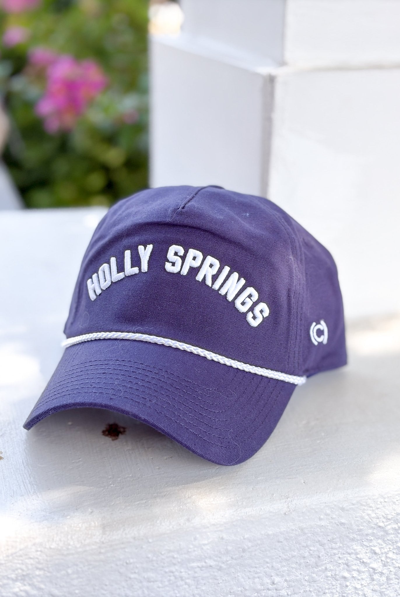 Rose & Lee Co Holly Springs Rope Hat, Navy Accessories