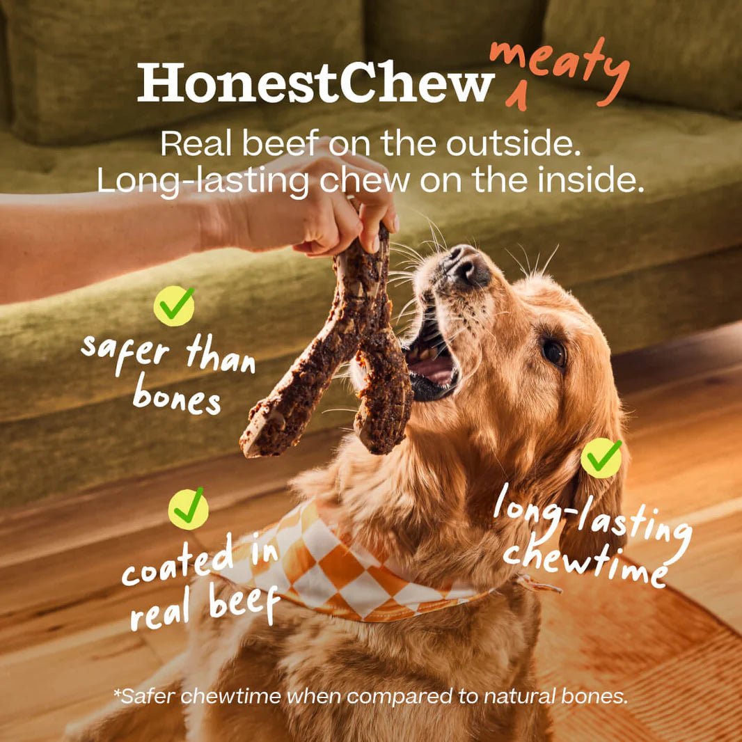 Rose & Lee Co Honestchew Meaty Antler, Large Pets