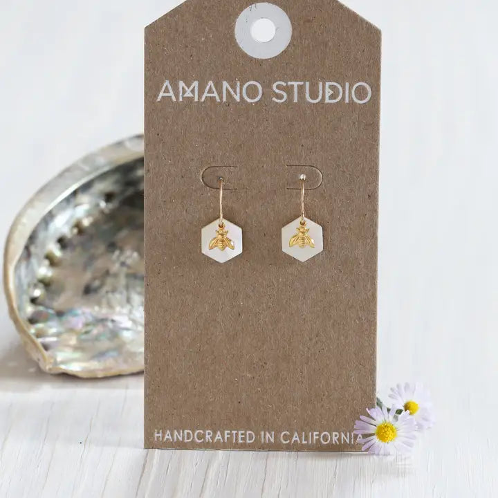 Honey Bee Earrings