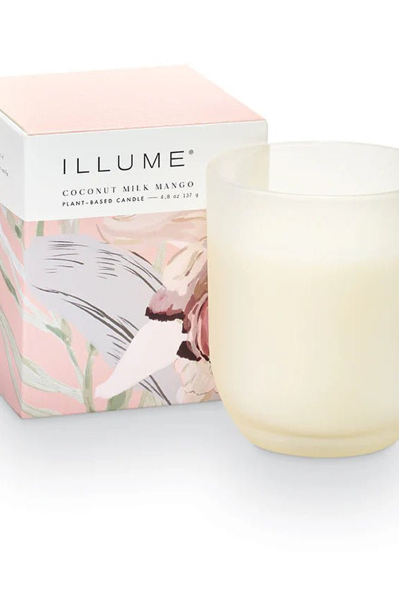 Rose & Lee Co Glass Baby Boxed Candle, Coconut Milk Mango Candles