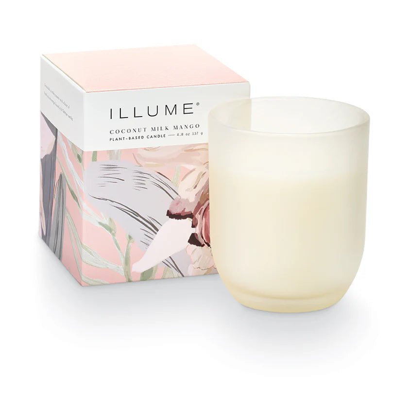 Rose & Lee Co Glass Baby Boxed Candle, Coconut Milk Mango Candles