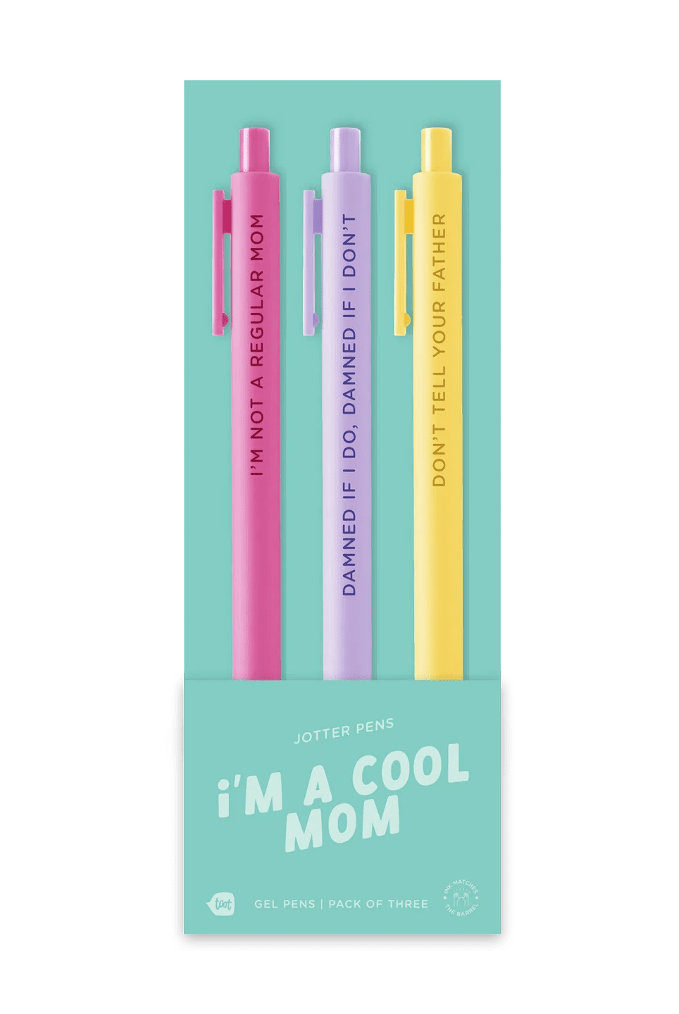 Rose & Lee Co Jotter Sets, I'm A Cool Mom Stationery
