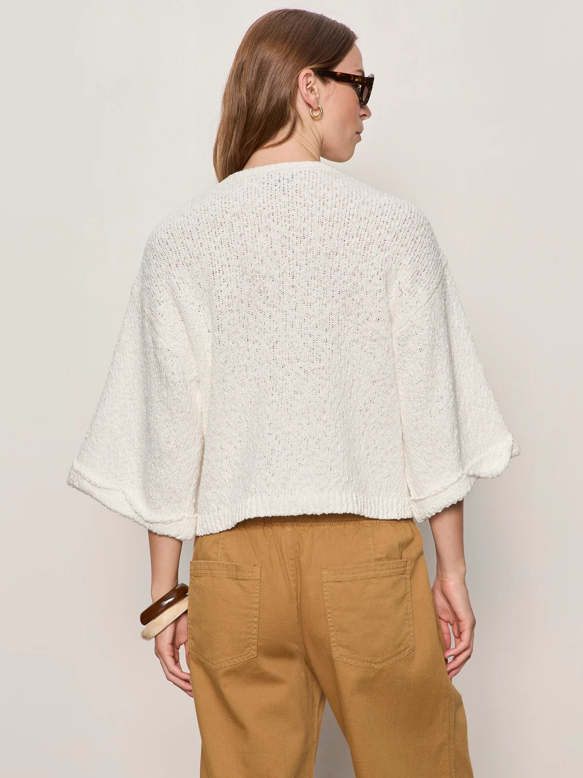 Rose & Lee Co I'm Yours Sweater Top, Chalk by Sanctuary Work Tops