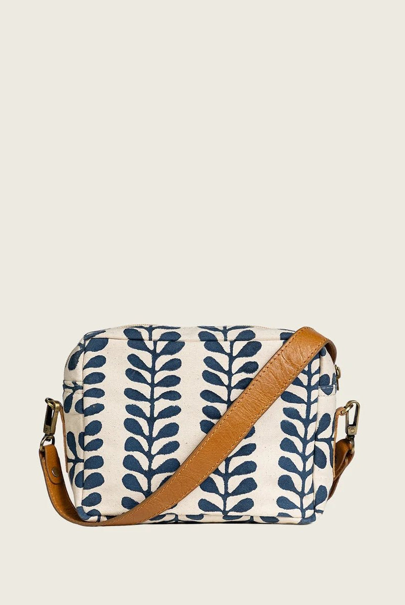 Rose & Lee Co Camera Bag, Indigo Fern Bags
