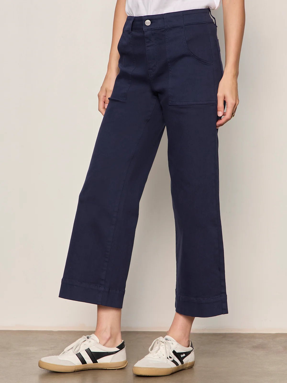 Rose & Lee Co Insider Crop Pants, Navy Blazer by Sanctuary Pants