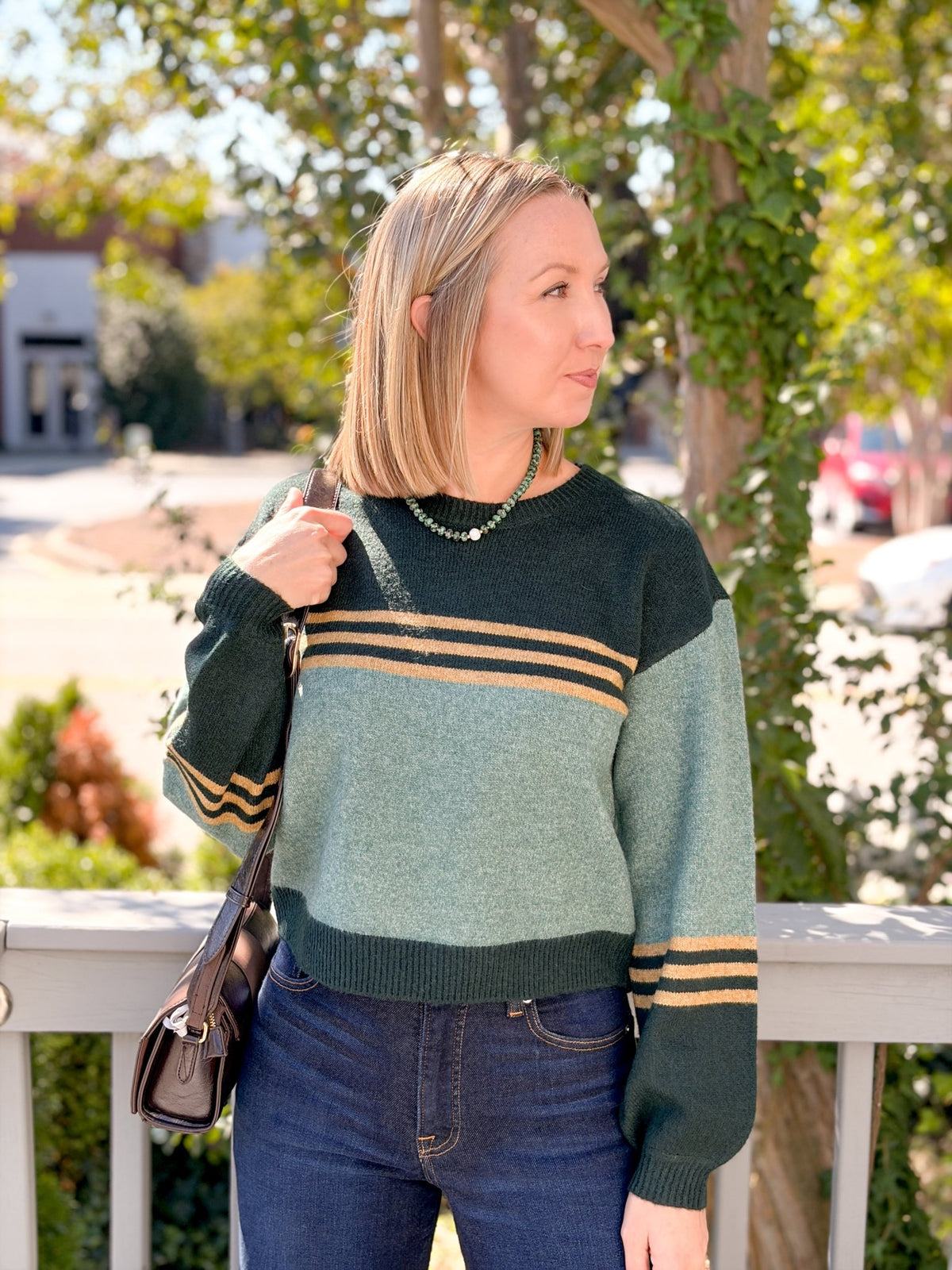Rose & Lee Co Isabeau Sweater, Hunter Green Sweaters