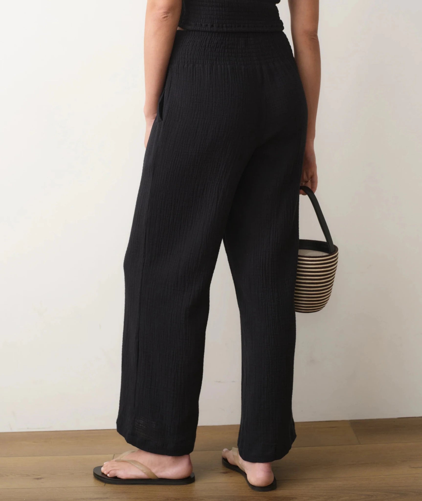 Rose & Lee Co Isla Pants, Black by Marine Layer Pants
