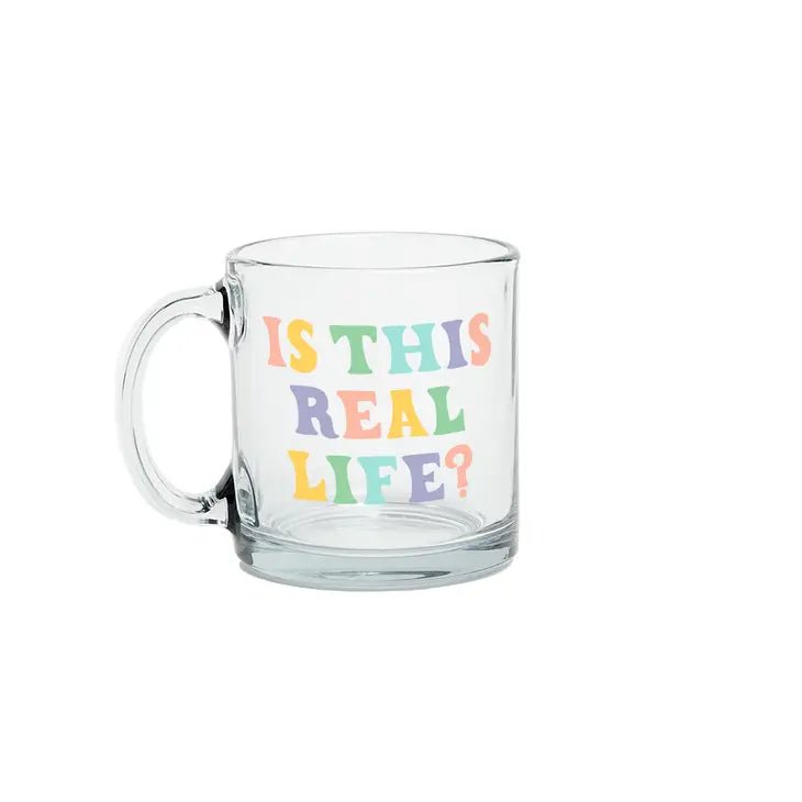 Rose & Lee Co Is This Real Life Glass Mug Drinkware