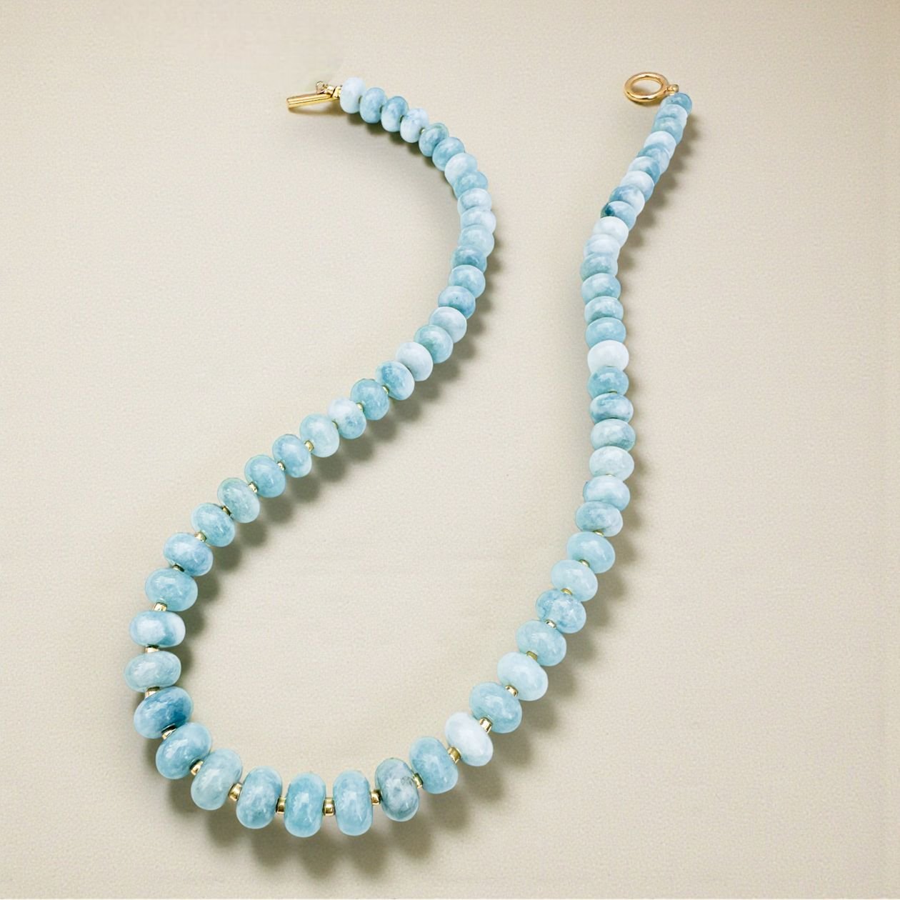 Rose & Lee Co Bold Gemstone Beaded Necklace, Jasper Necklaces