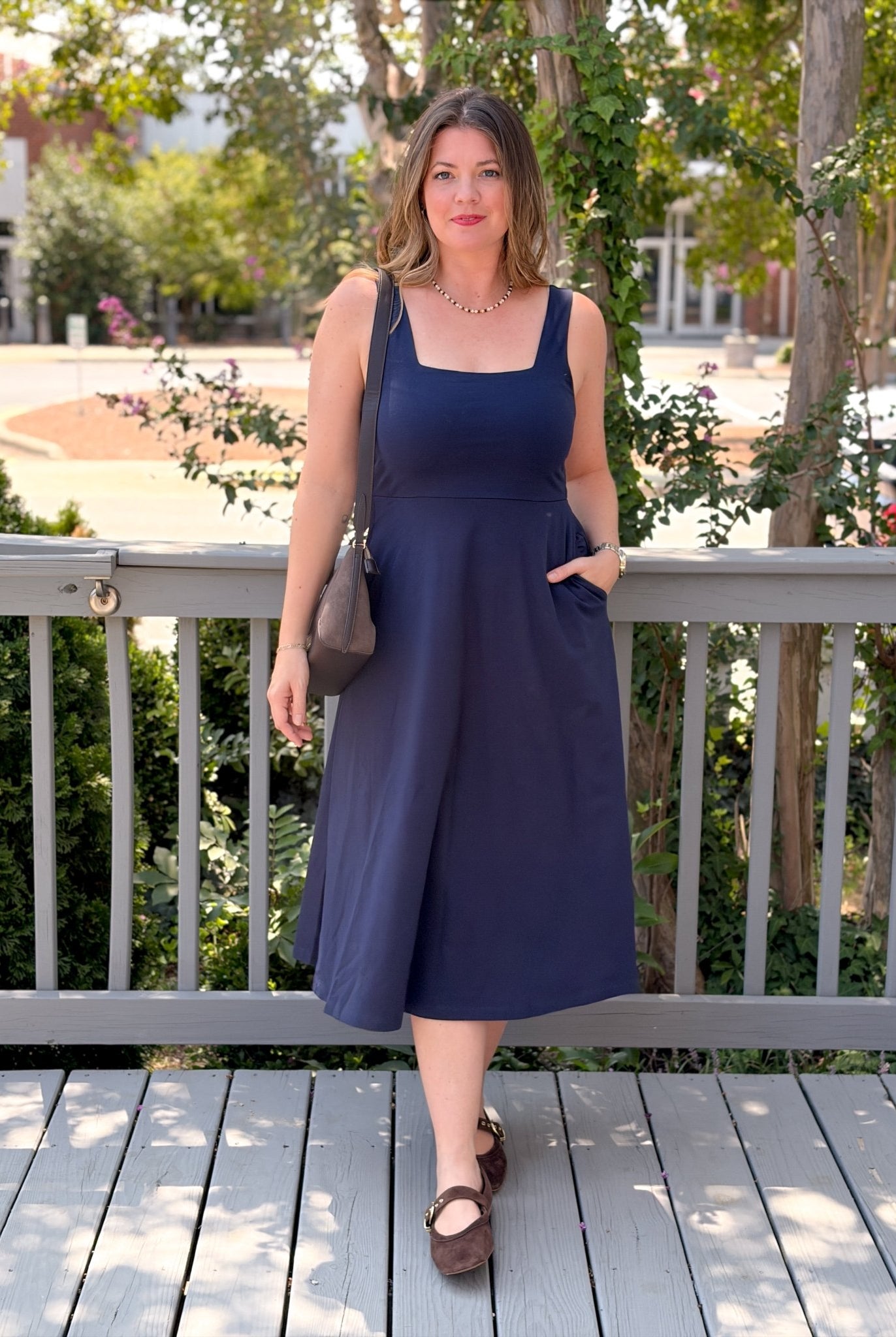 Rose & Lee Co Jewel Dress, Navy by Pact Casual Dresses