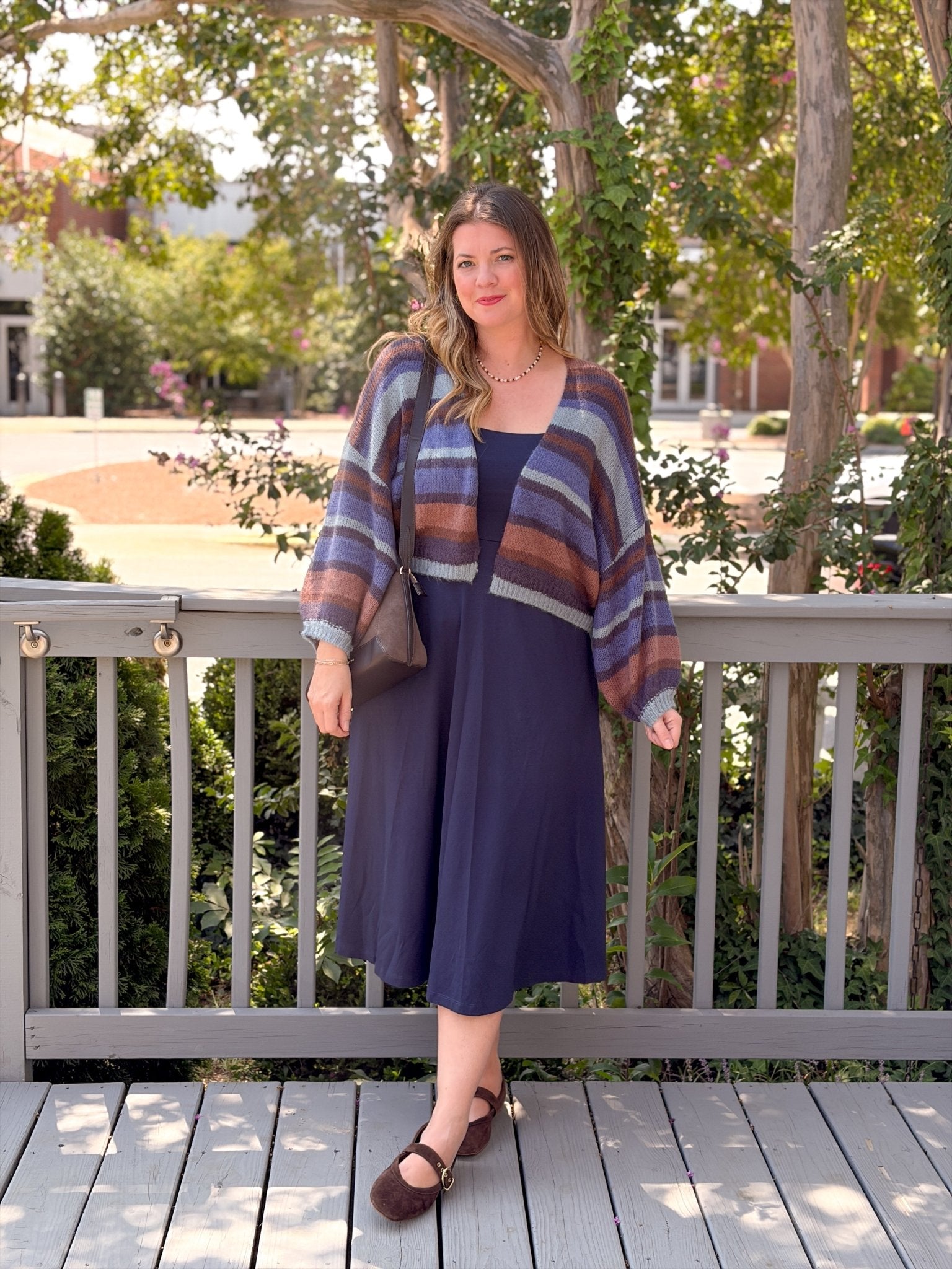 Rose & Lee Co Jewel Dress, Navy by Pact Casual Dresses