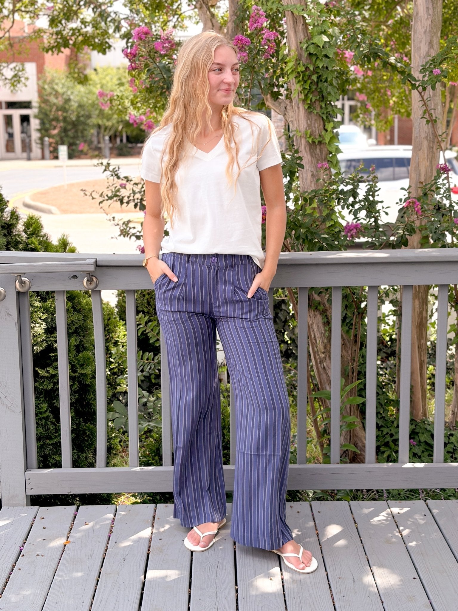 Rose & Lee Co Joanie Pants, Indigo Pants
