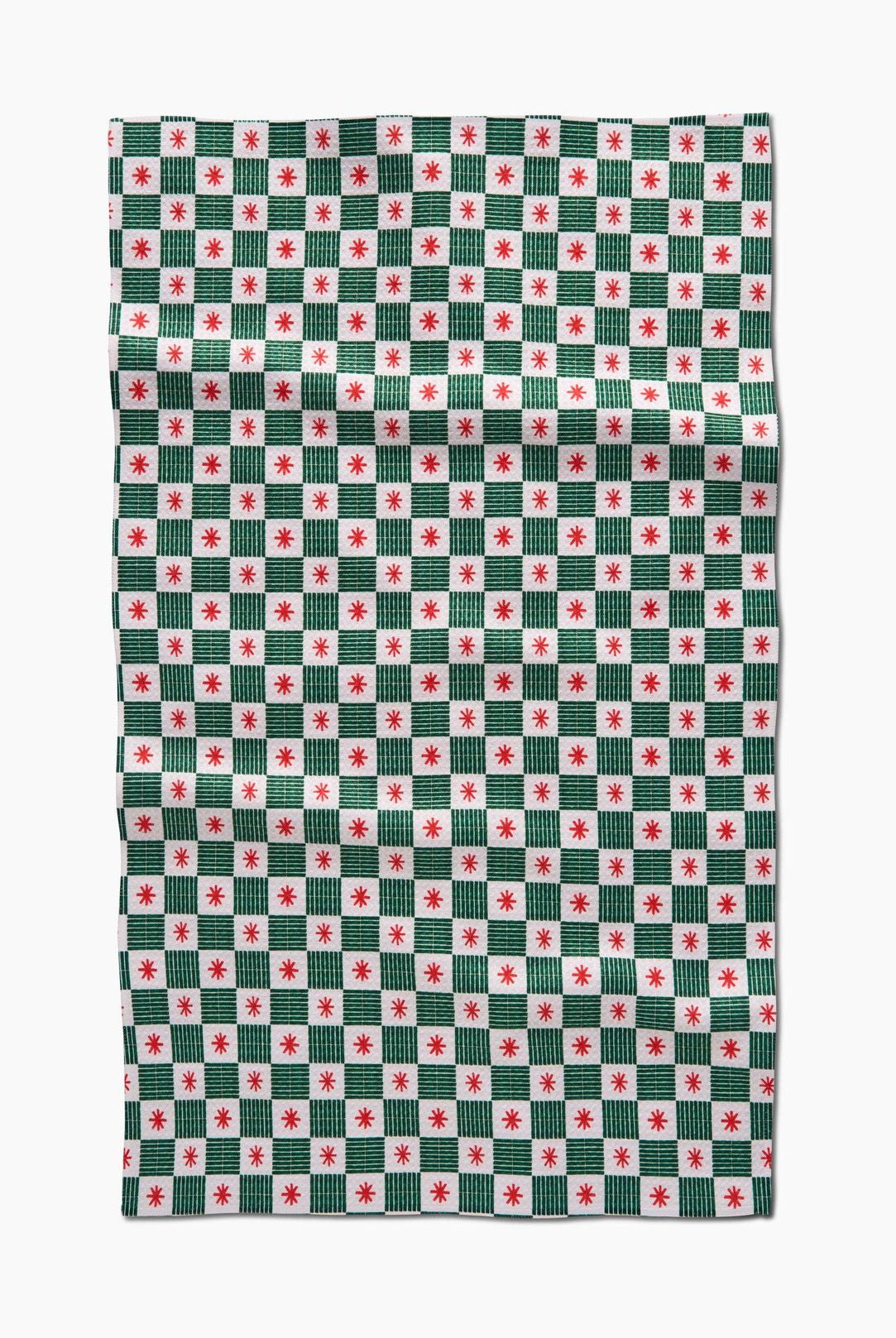 Jolly Grid Printed Kitchen Tea Towel