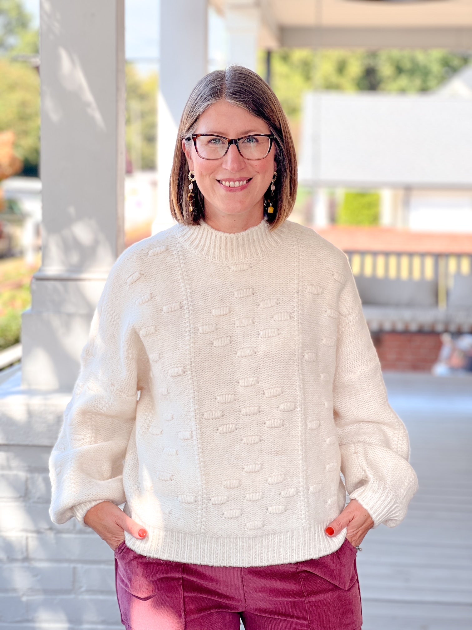 Birch High Neck Sweater