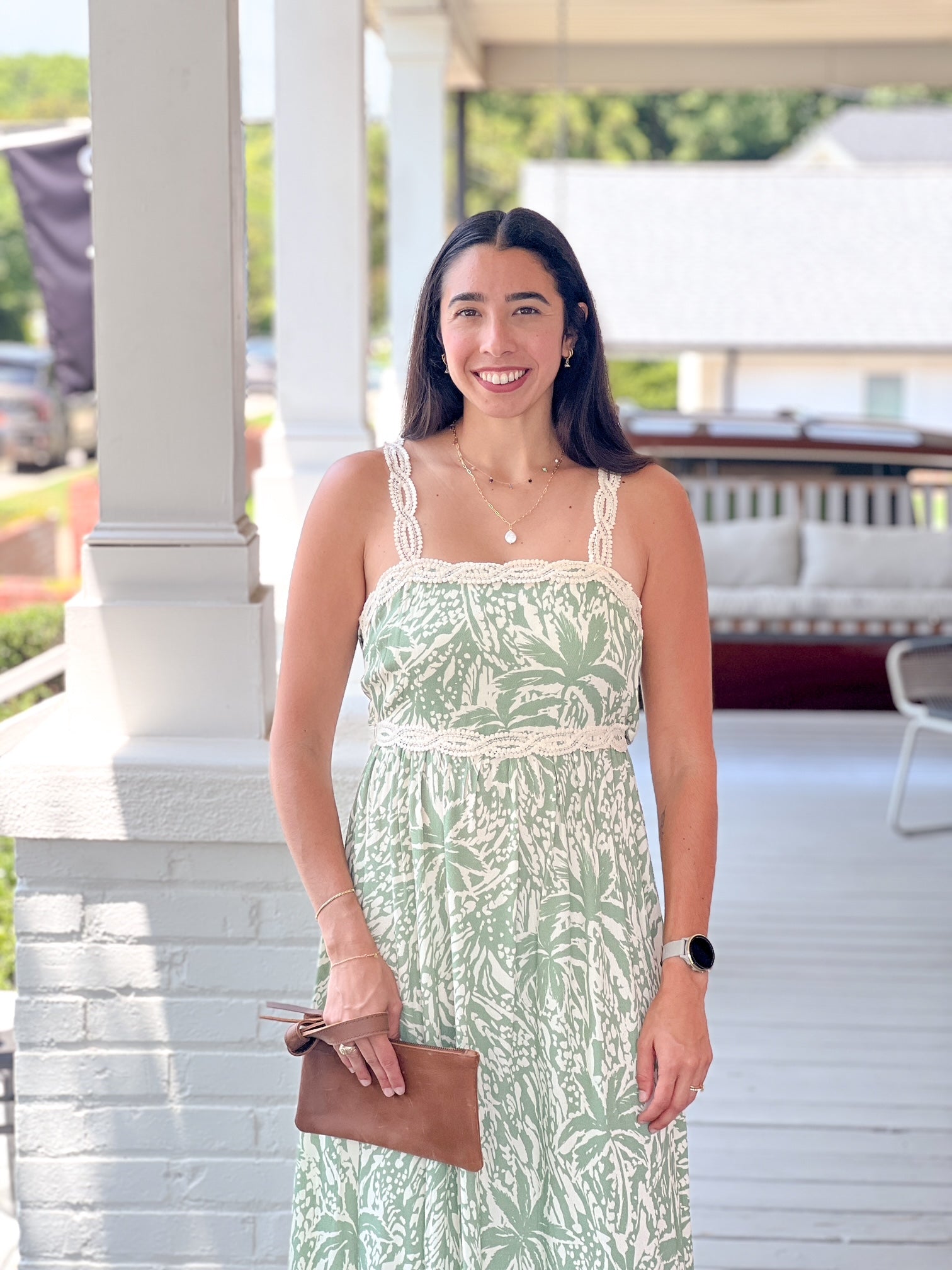 Kalani Palm Whispers Dress Sustainable Boutique Durham NC