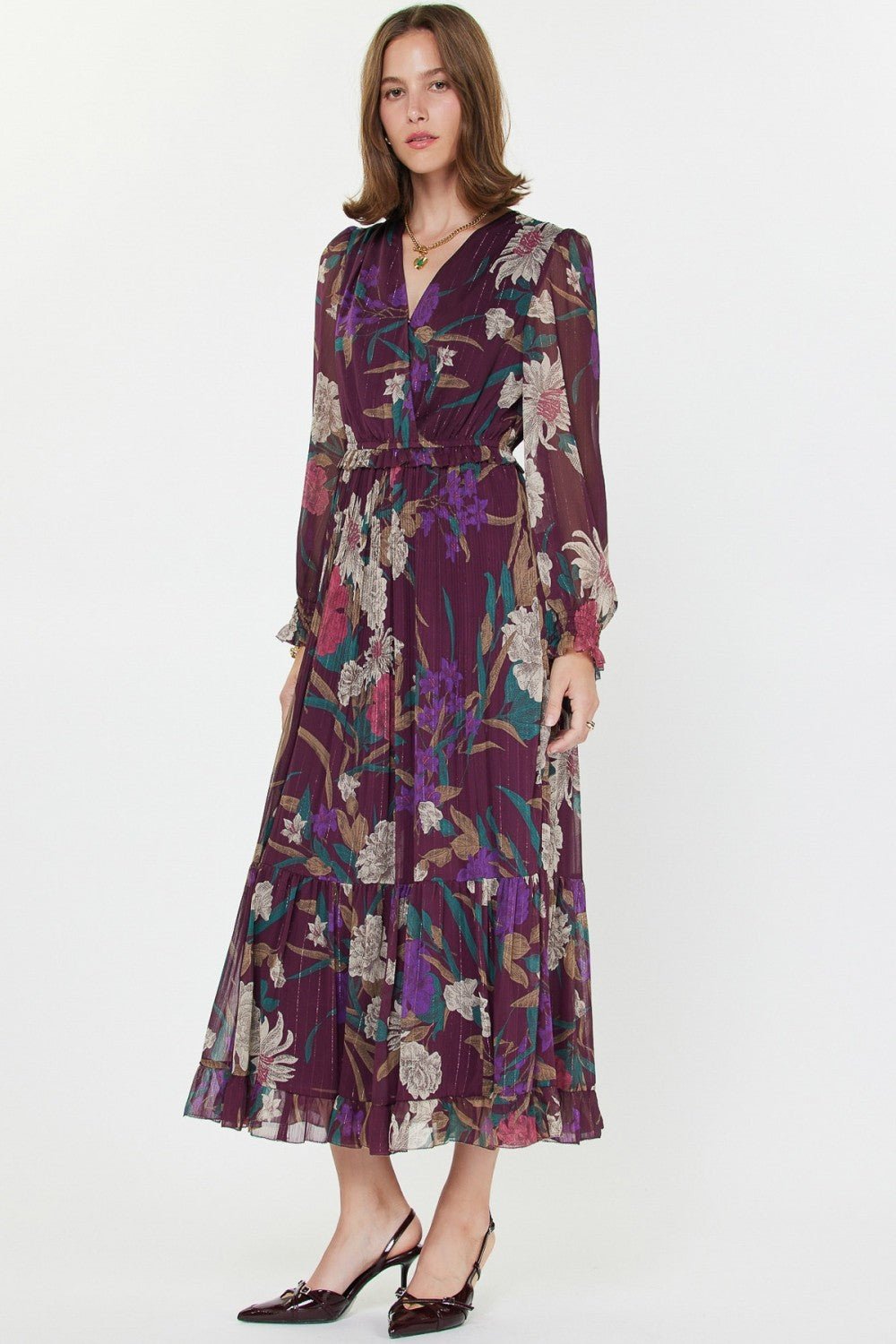 Rose & Lee Co Krystal Dress, Wine Multi Event Dress