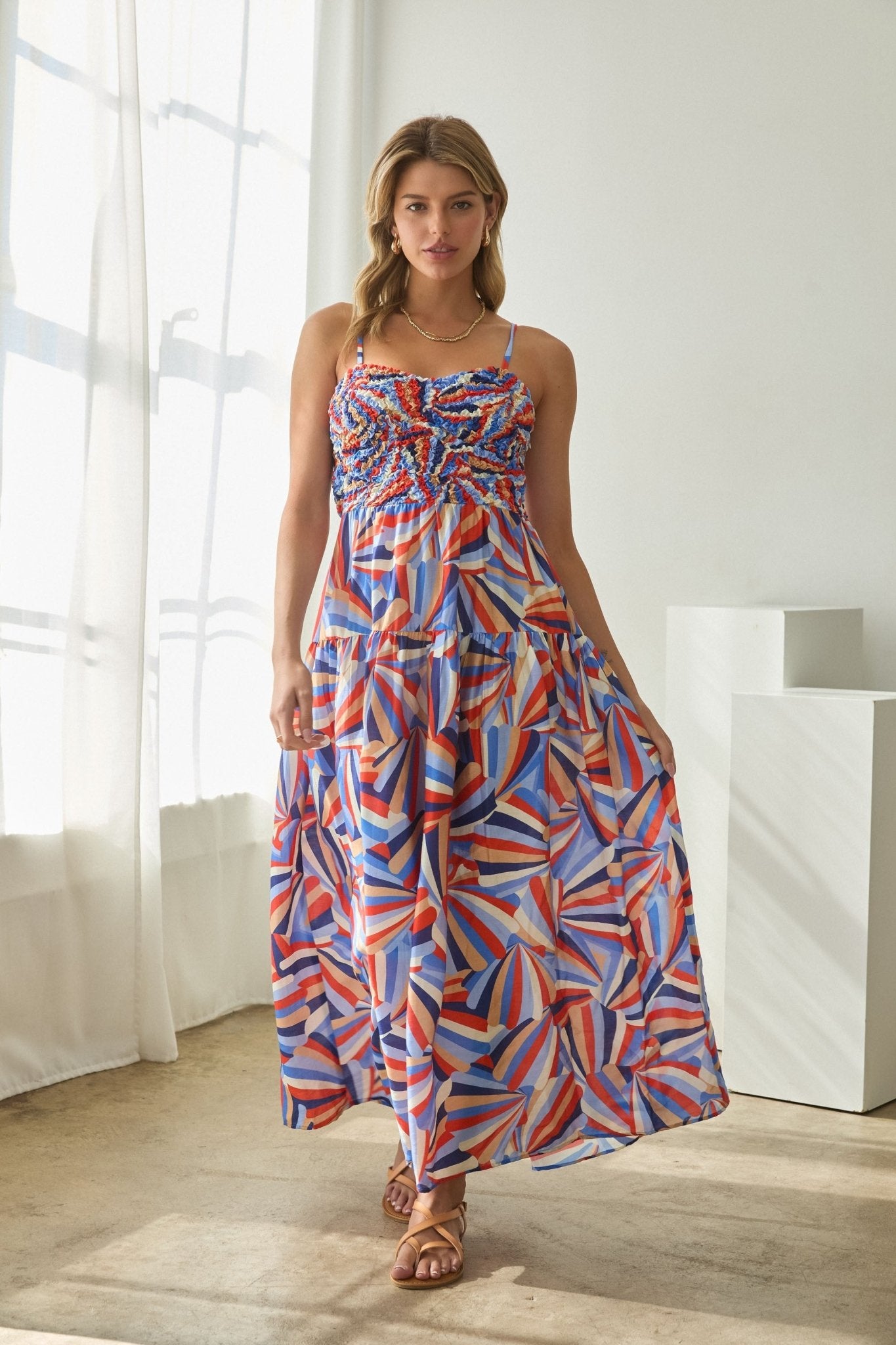 Rose & Lee Co Kylie Dress, Blue Multi Event Dress