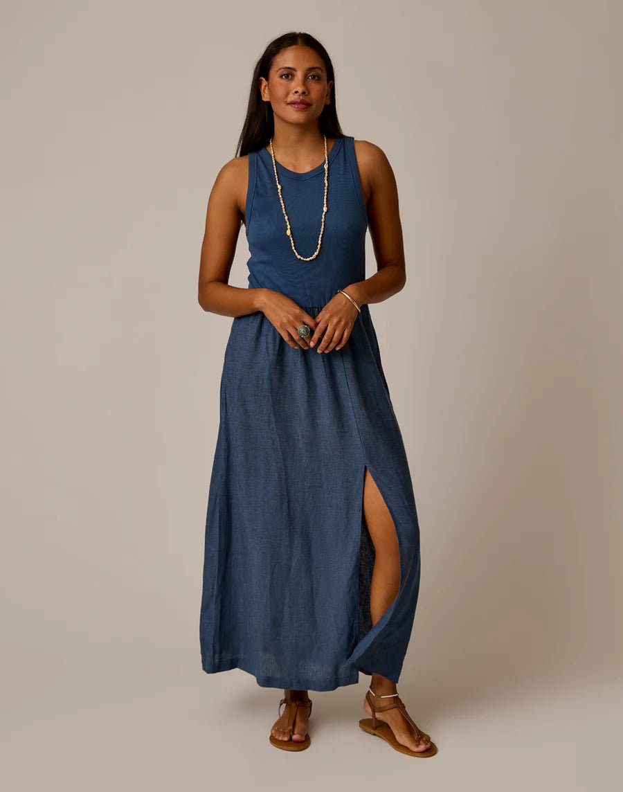 Rose & Lee Co Lark Dress, Captain Chambray Casual Dresses