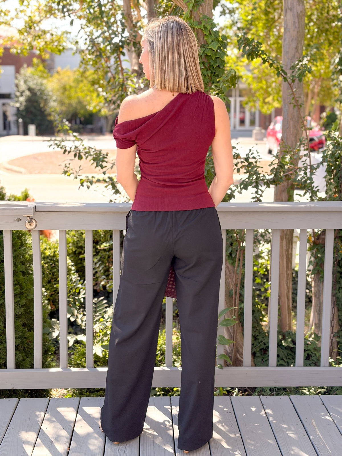 Rose & Lee Co Laurel Tank, Dark Cherry by Project Social T Tanks