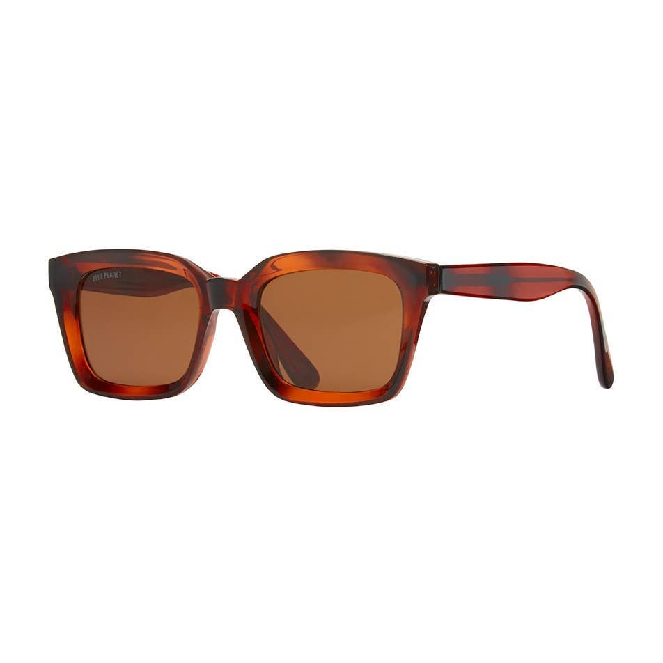 Rose & Lee Co Lawson Sunglasses, Crystal Brown + Brown Polarized Accessories