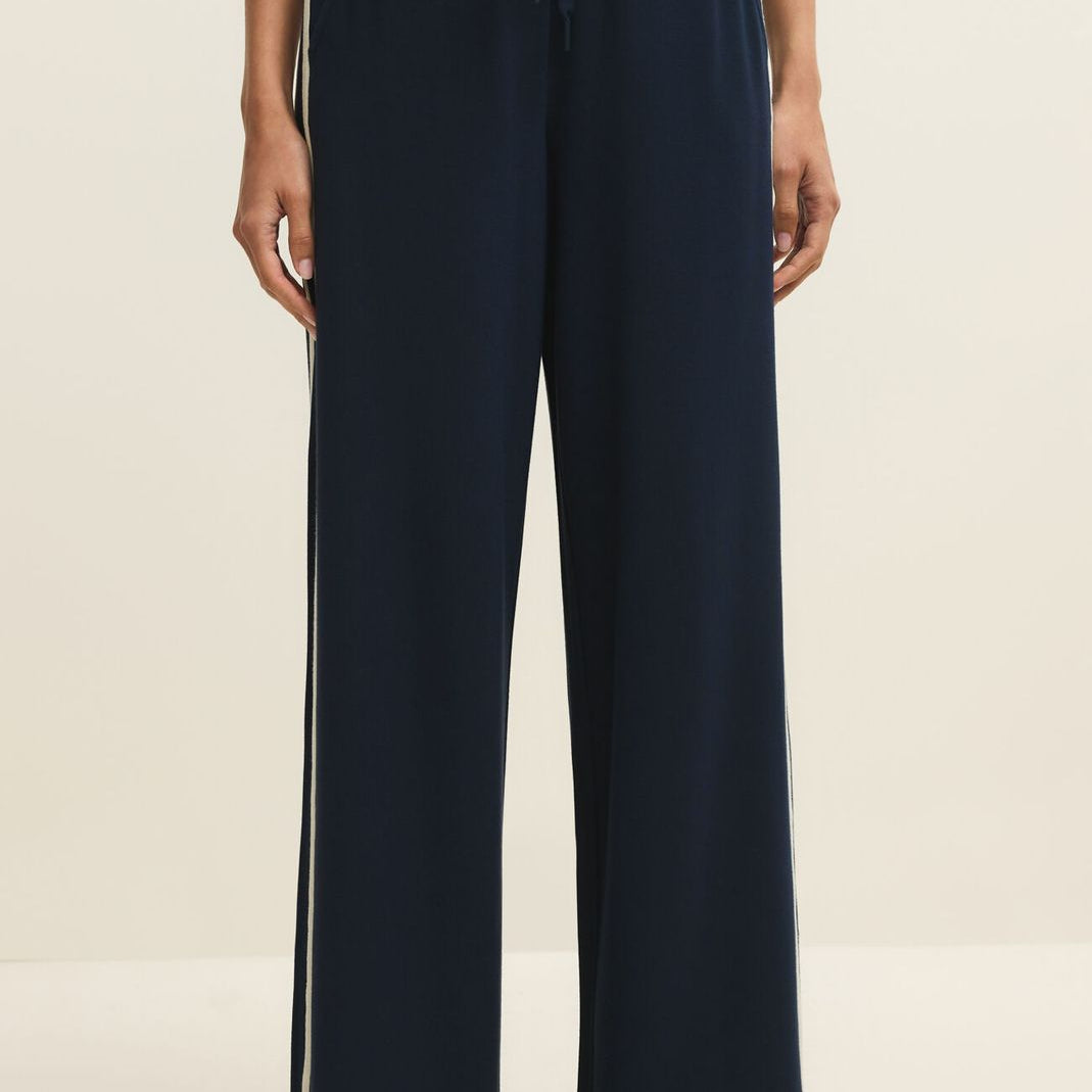 Navy Blue Track Pants