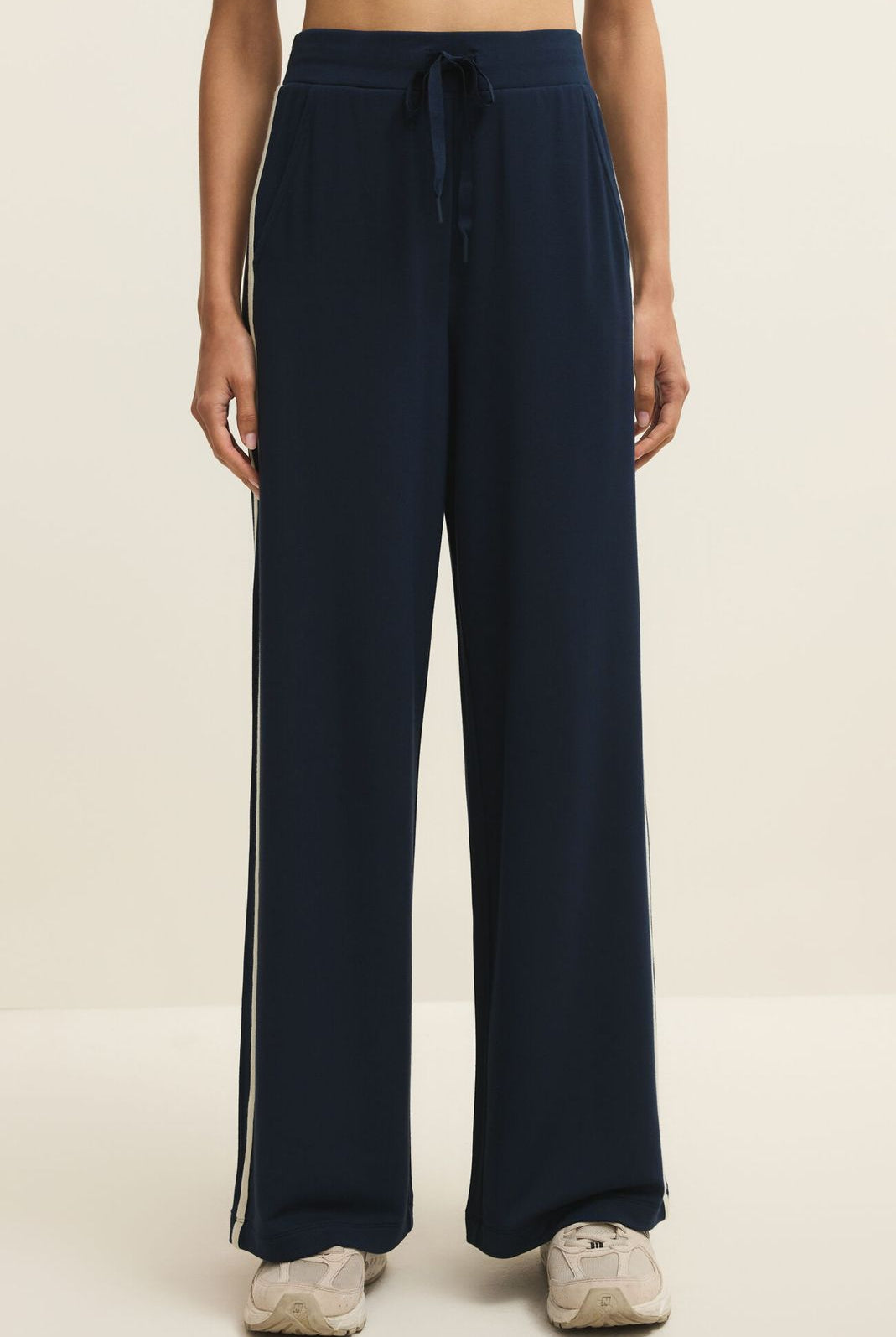 Navy Blue Track Pants