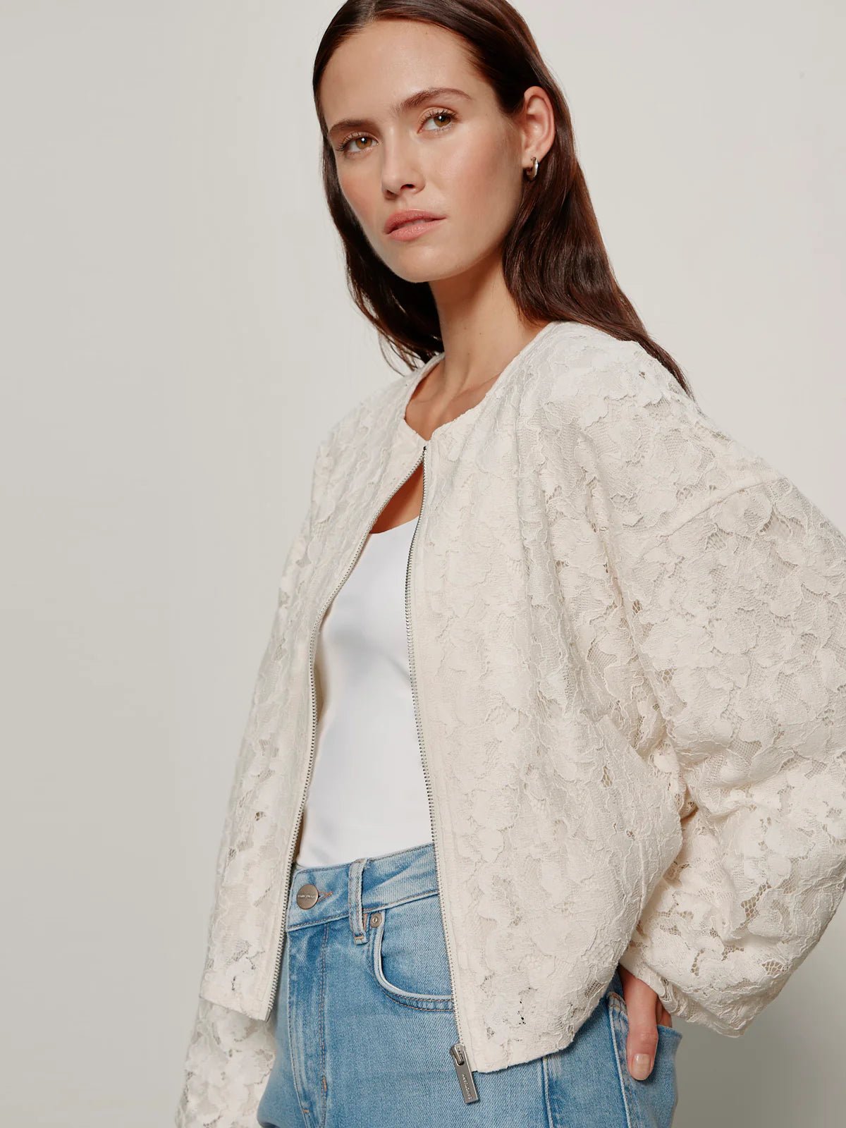 Rose & Lee Co Leila Lace Jacket, Collagen by Sanctuary Jackets
