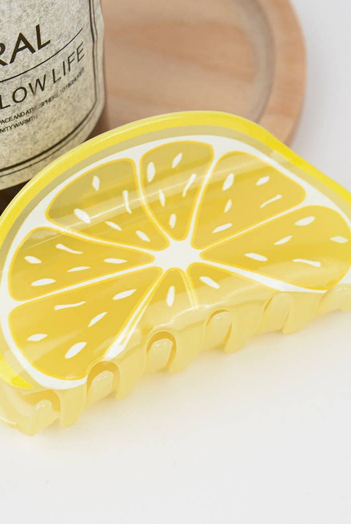 Rose & Lee Co Lemon Claw Clip Accessories