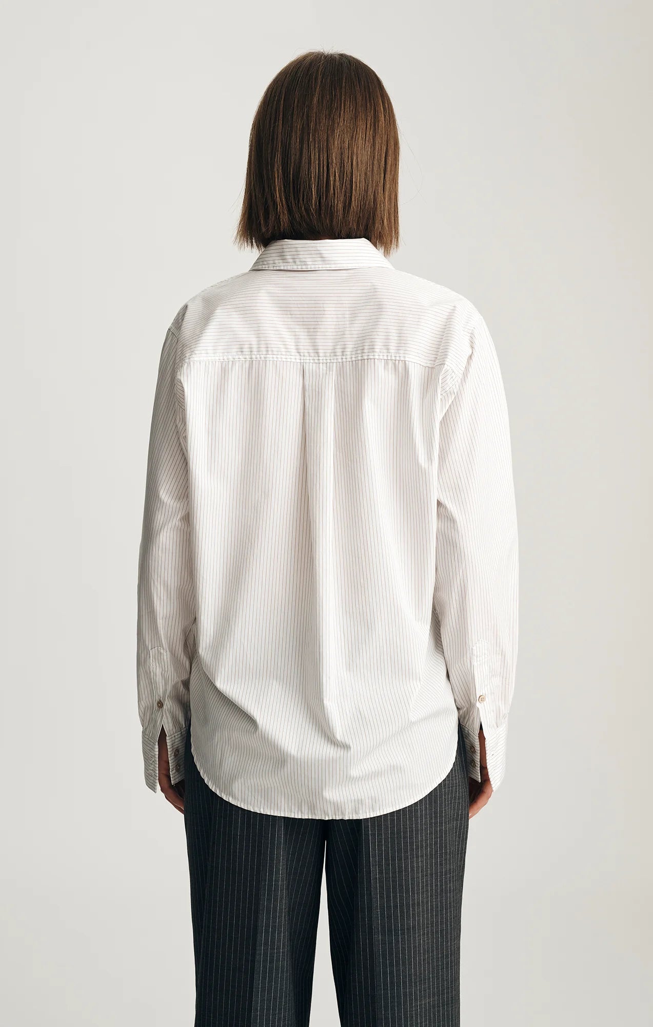 Lillie Top, Beige Stripe by Mavi Jeans Ethical Women's Boutique Durham NC