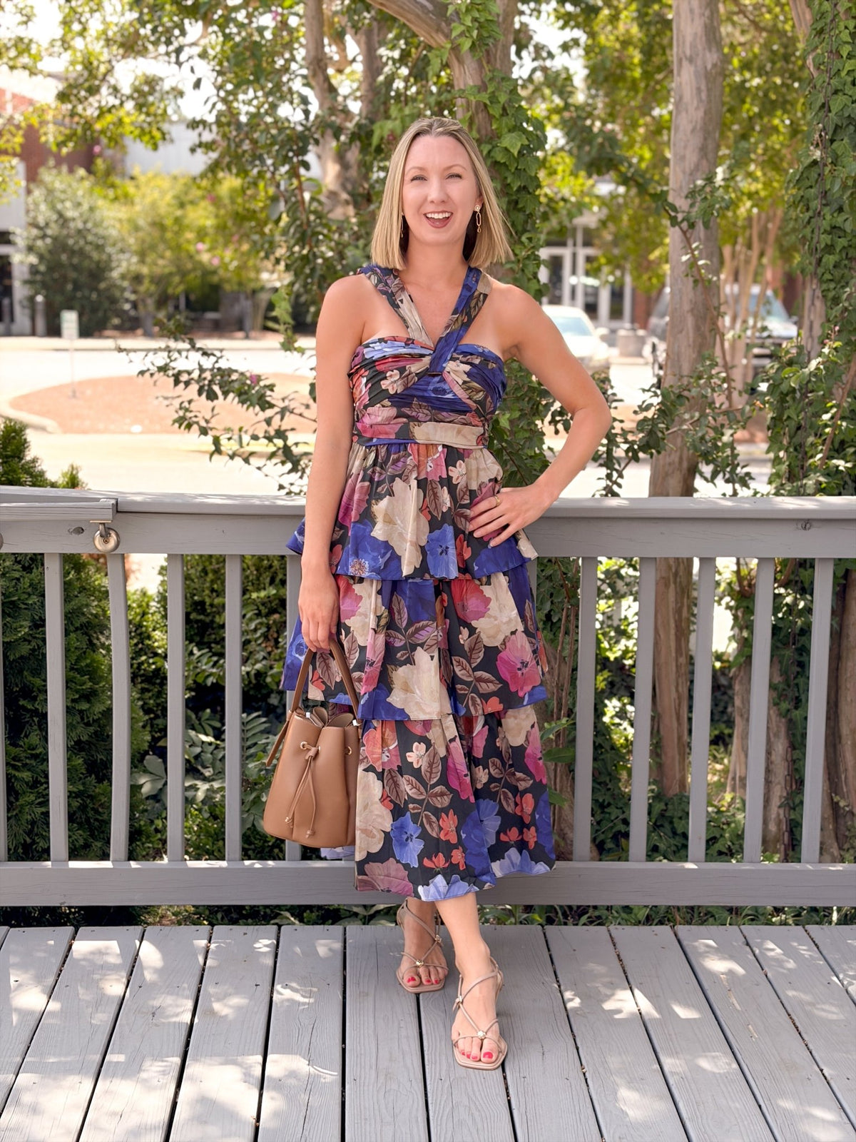 Rose & Lee Co Lilly Dress, Night Blossom Event Dress