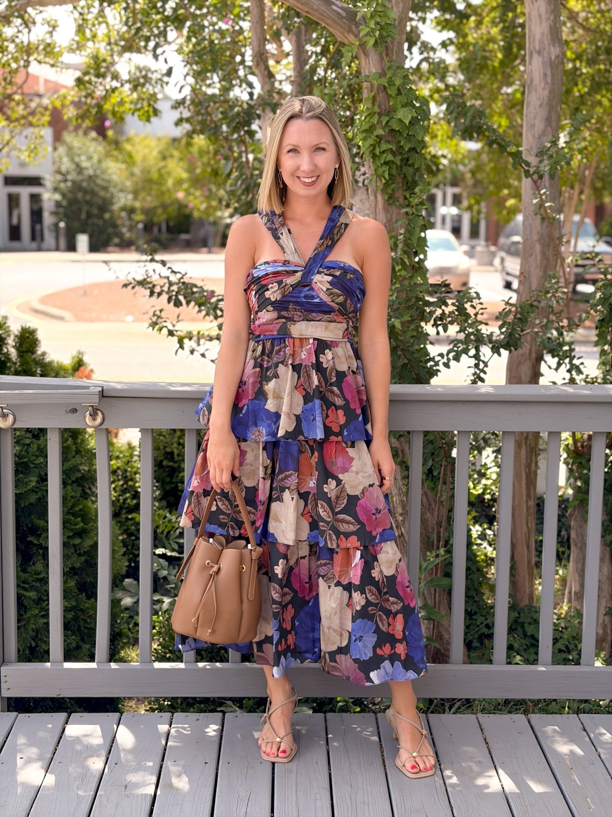 Rose & Lee Co Lilly Dress, Night Blossom Event Dress