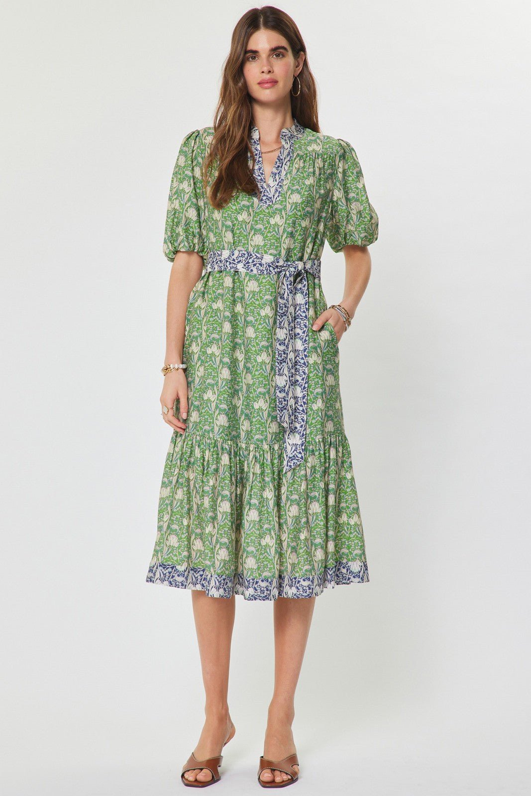 Rose & Lee Co Lindsey Dress, Green Multi Event Dress