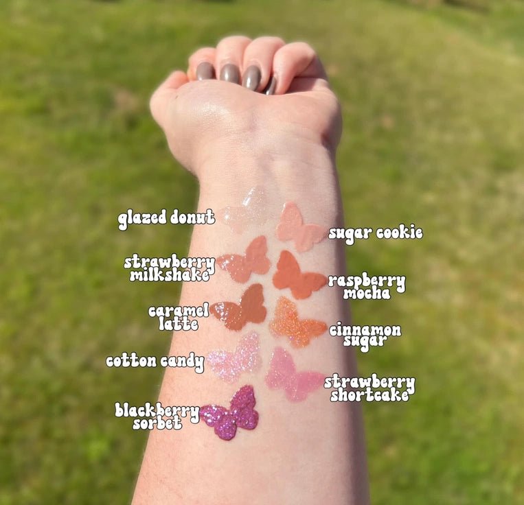 Rose & Lee Co Lip Drip Luxury Gloss, Strawberry Milkshake Bath & Body
