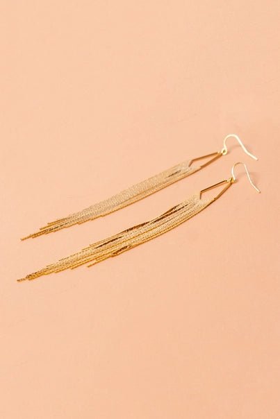 Rose & Lee Co Debbie H Earring, 18K Gold Plated Earrings