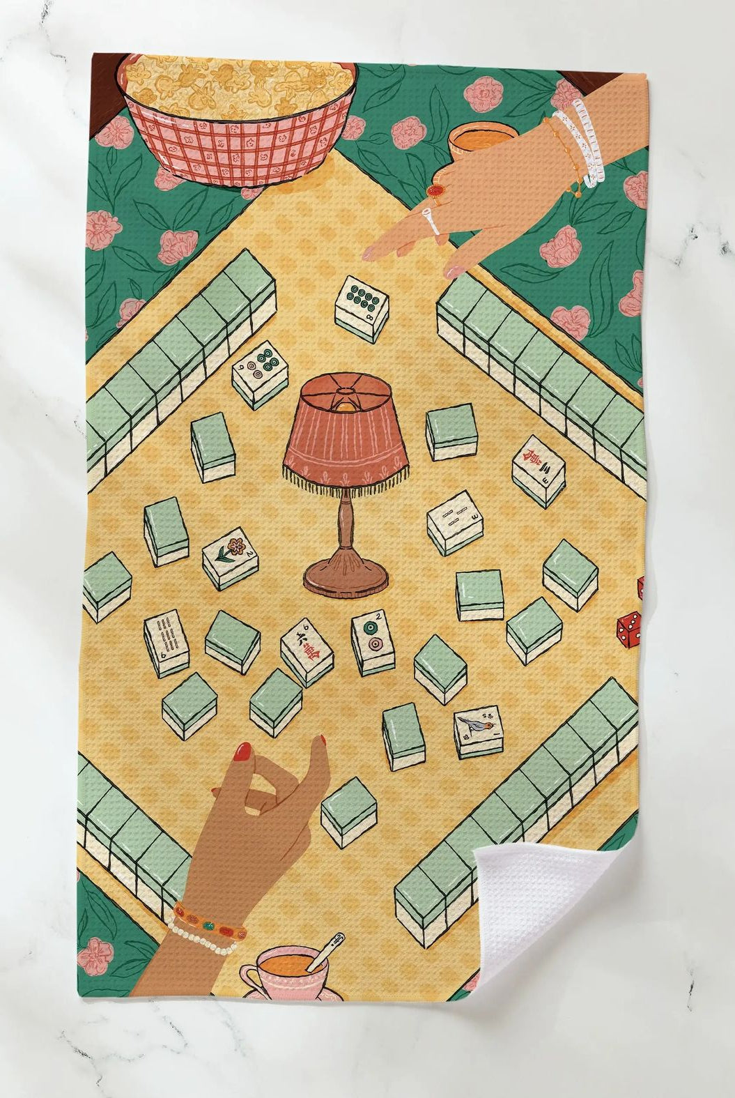Rose & Lee Co Lucky Hand Tea Towel Home & Gifts