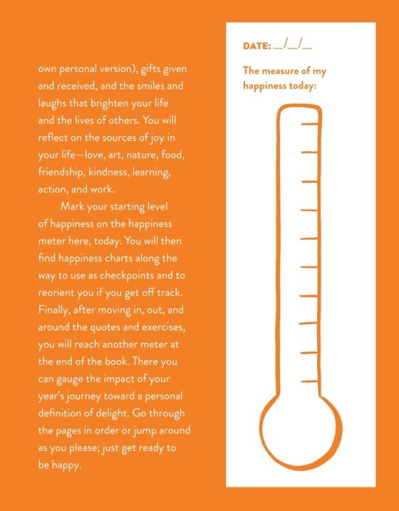 Rose & Lee Co Do One Thing Every Day That Makes You Happy Book Home & Gifts
