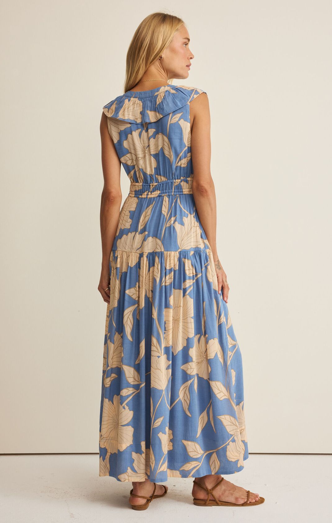 Rose & Lee Co Malene Bloom Dress, Lake Blue by Z Supply Event Dress