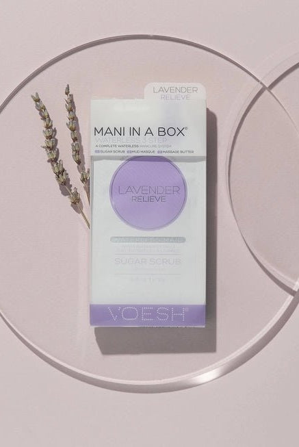 Rose & Lee Co Mani in a Box, Lavender Relieve Bath & Body