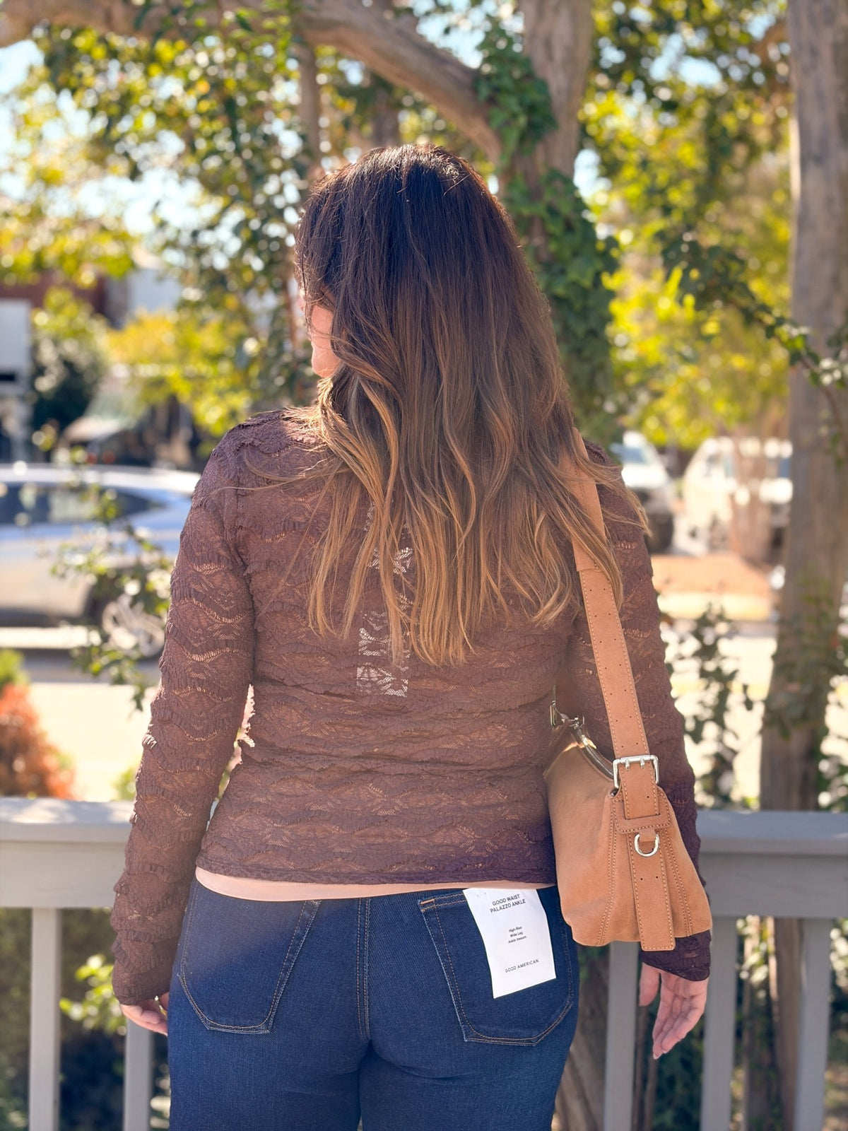 Rose & Lee Co Matilda Top, Brown Work Tops