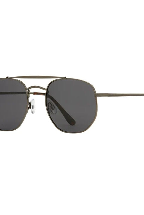Rose & Lee Co Matilija Sunglasses, Gunmetal + Tortoise Tips/ Smoke Polarized unknown