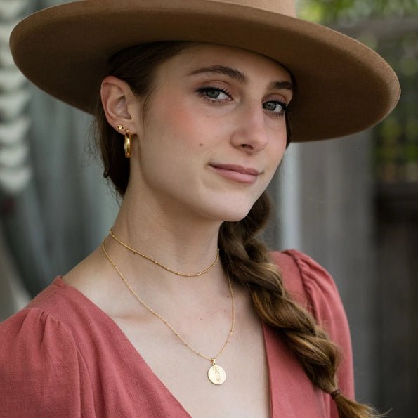 Rose & Lee Co Amour Medallion Necklace Necklaces
